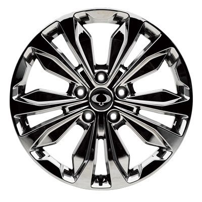 SsangYong Rexton: 20” alloy wheels - with 255/60 tyres - bright finish